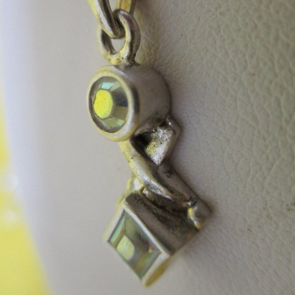 ASHLEY ANDREWS SWAROVSKI Crystal 925 Sterling Pendant Necklace A B Swarovski - Picture 6 of 9